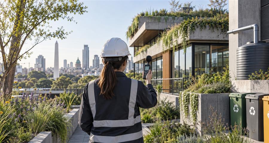 Evaluación ambiental técnica en un edificio sustentable de Buenos Aires